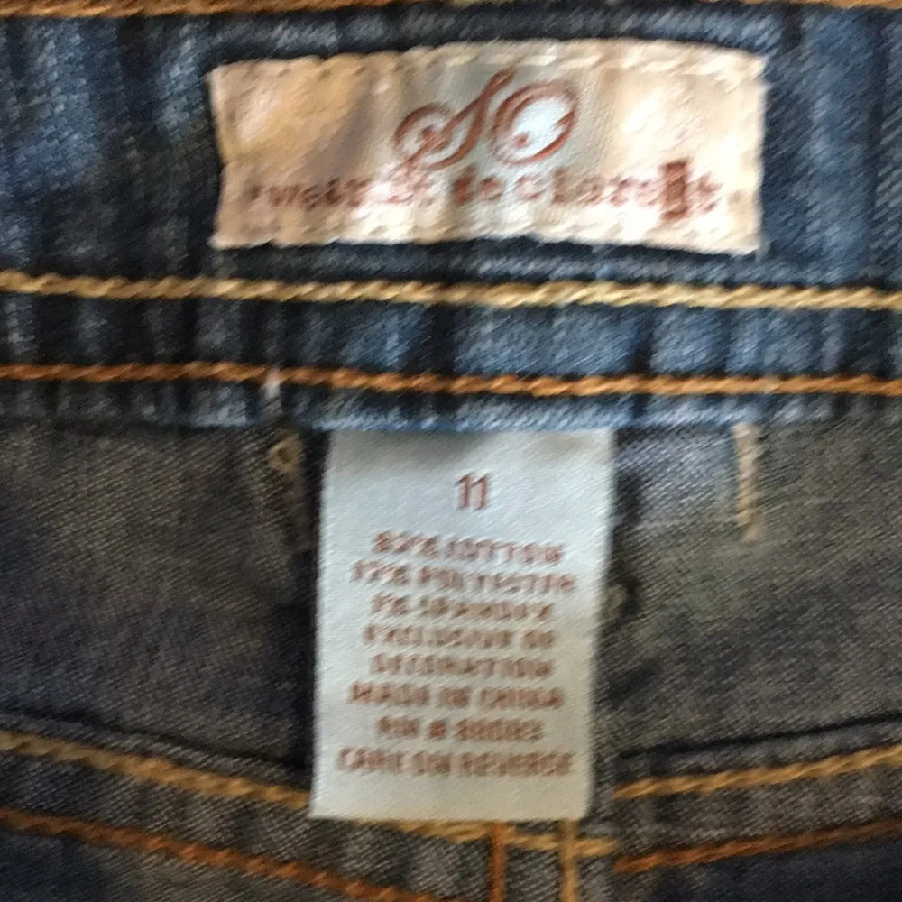 SO Jean Mini Skirt, Light Blue, Size 11 - Image 3