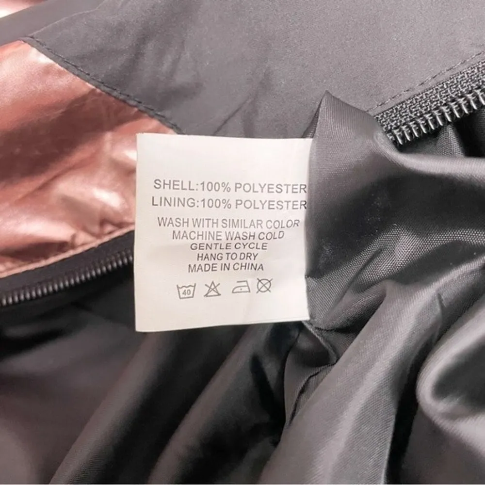 Zyia Active Pink Shine Block Jacket Black Pink Windbreaker Full Zip Women’s XS - Image 10