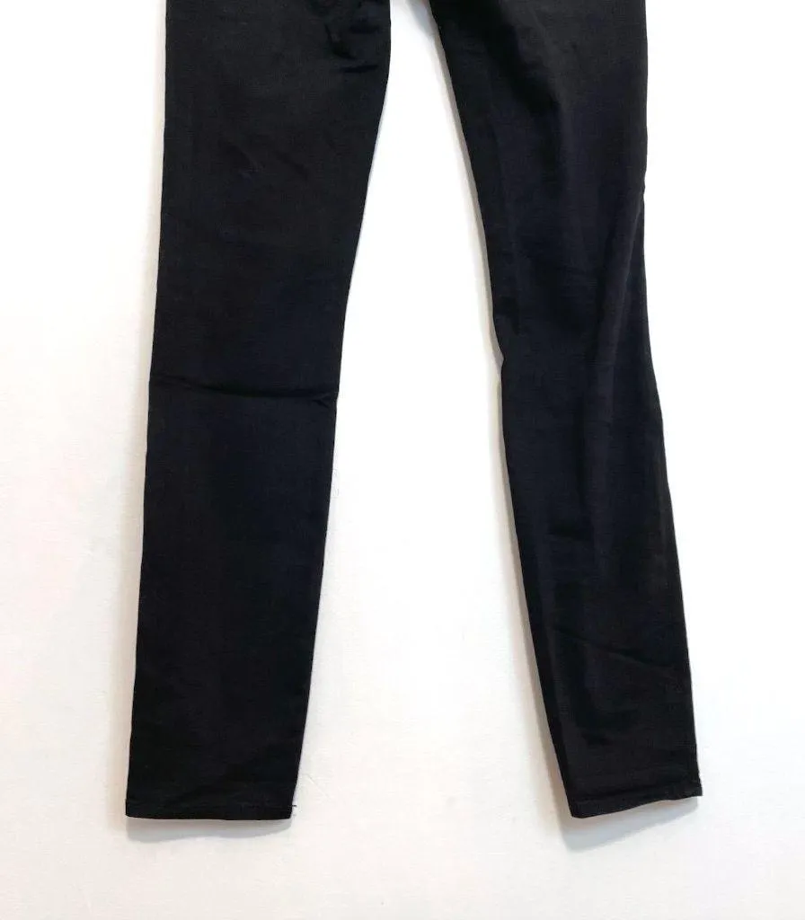 ARTICLES OF SOCIETY Mya Skinny Jeans Solid Black Mid Rise Full Length Stretch 27 - Image 14