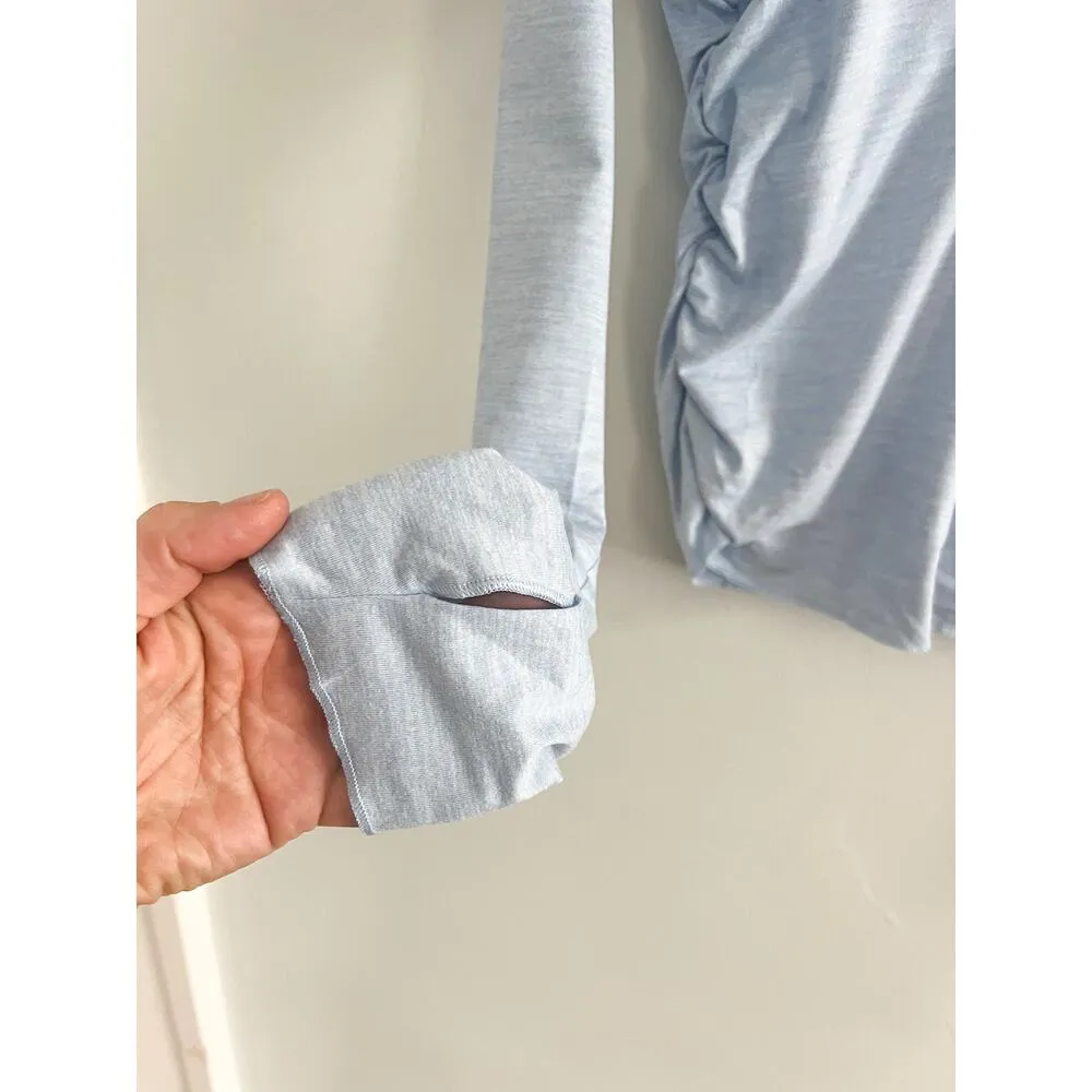 FP Movement x Hatch Right On Run Blue Maternity Top Sz M - Image 4