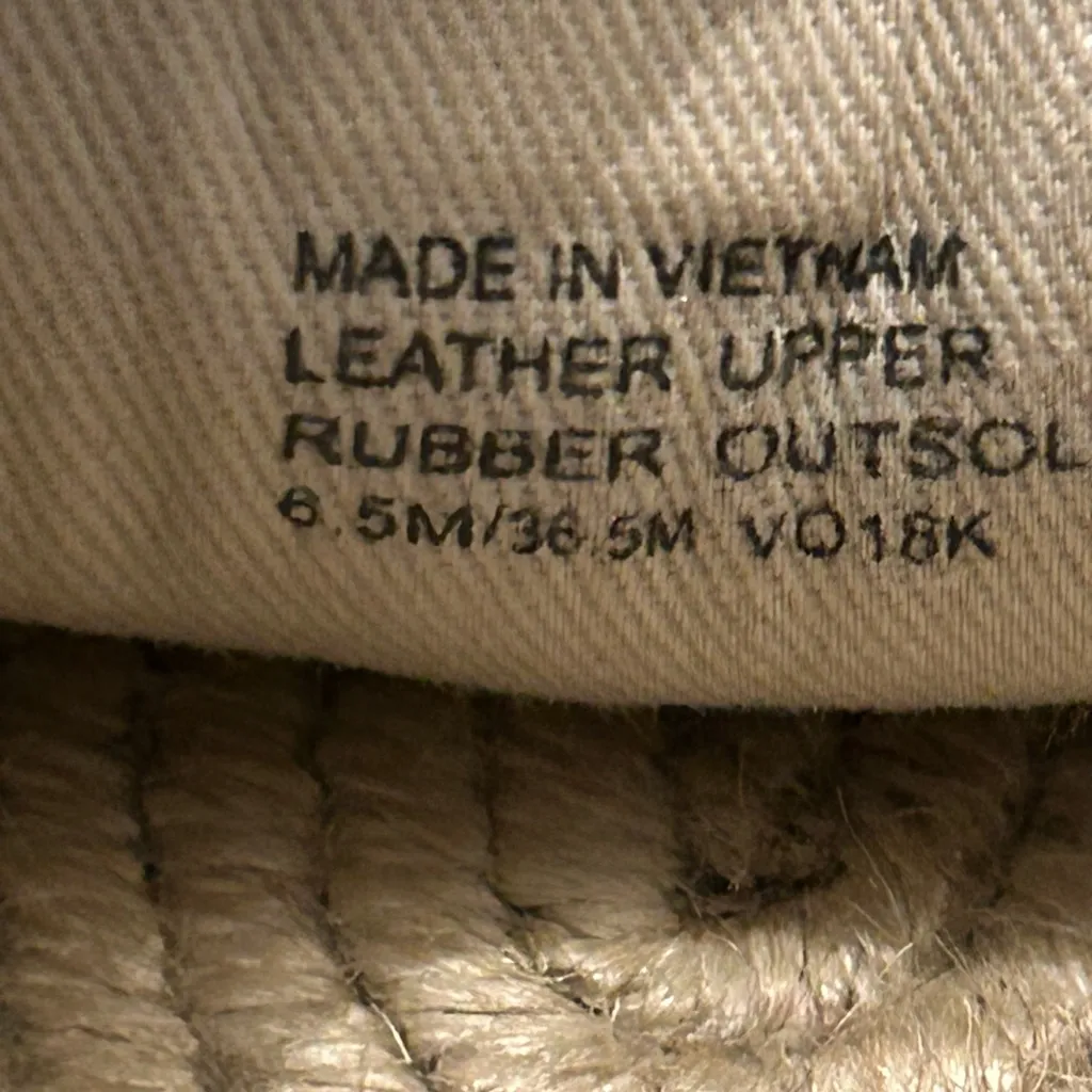 Michael Kors Hasting Tan Espadrilles Size 6.5 - Image 5