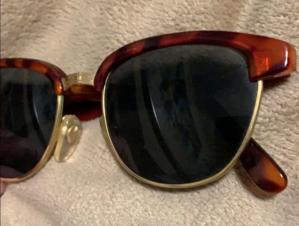 Vintage style tortious shell sunglasses - Image 2