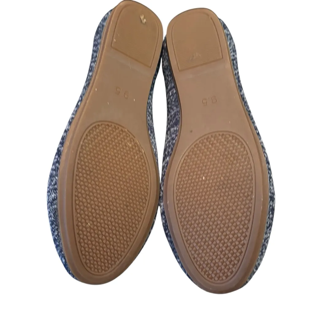 Stylish Blue‎ knit Women's ballet flats Shoes size 9.5 Blue - Image 5