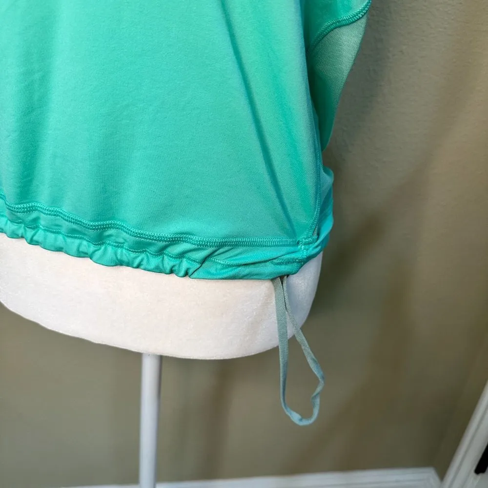 rare LULULEMON Mesh Back Drawstring Waist Athletic Tank Size 2-4 - Image 3