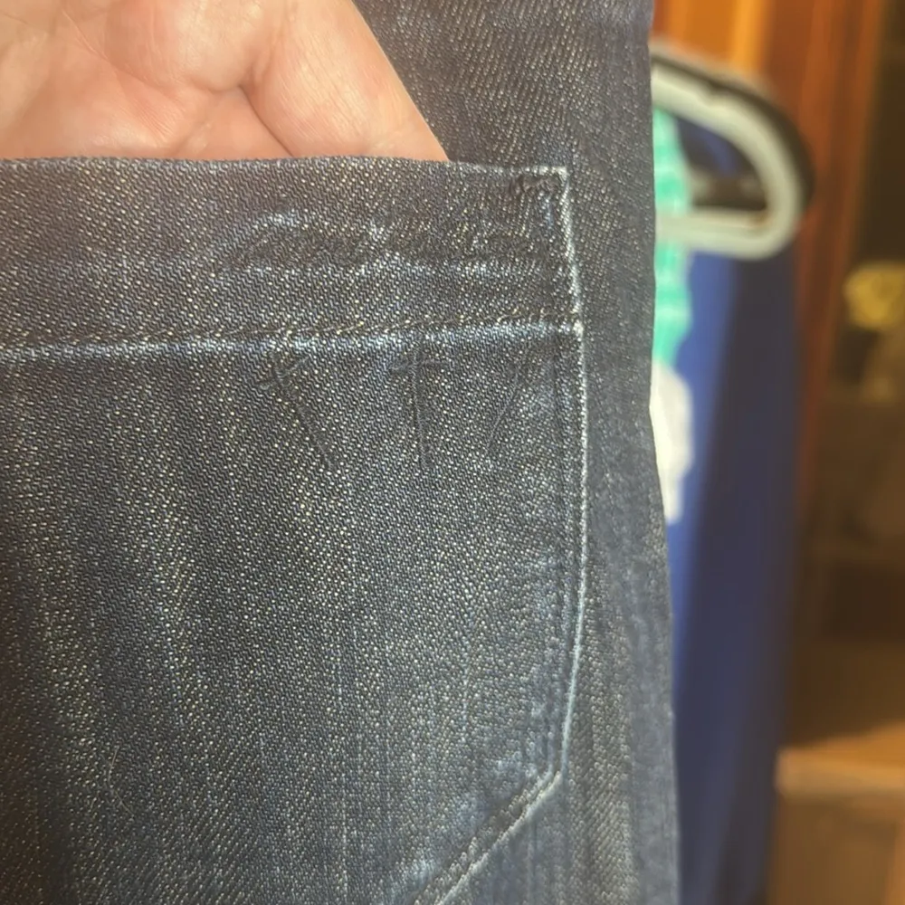 Vintage Y2K Imitation of Christ Blue Straight Leg Jeans Size 27 - Image 6