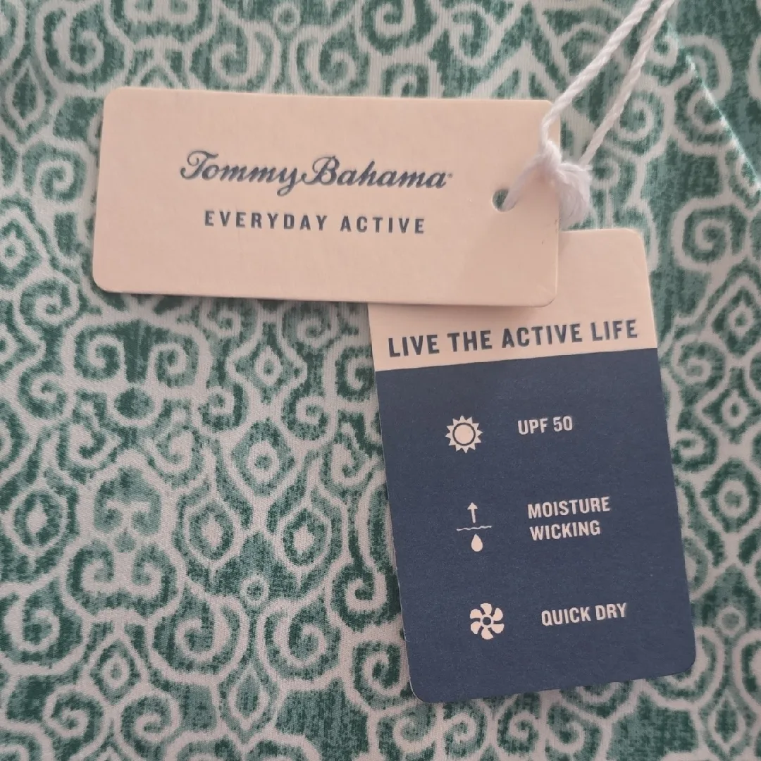 Tommy Bahama  Teal Patterned Mini Skirt - Image 8