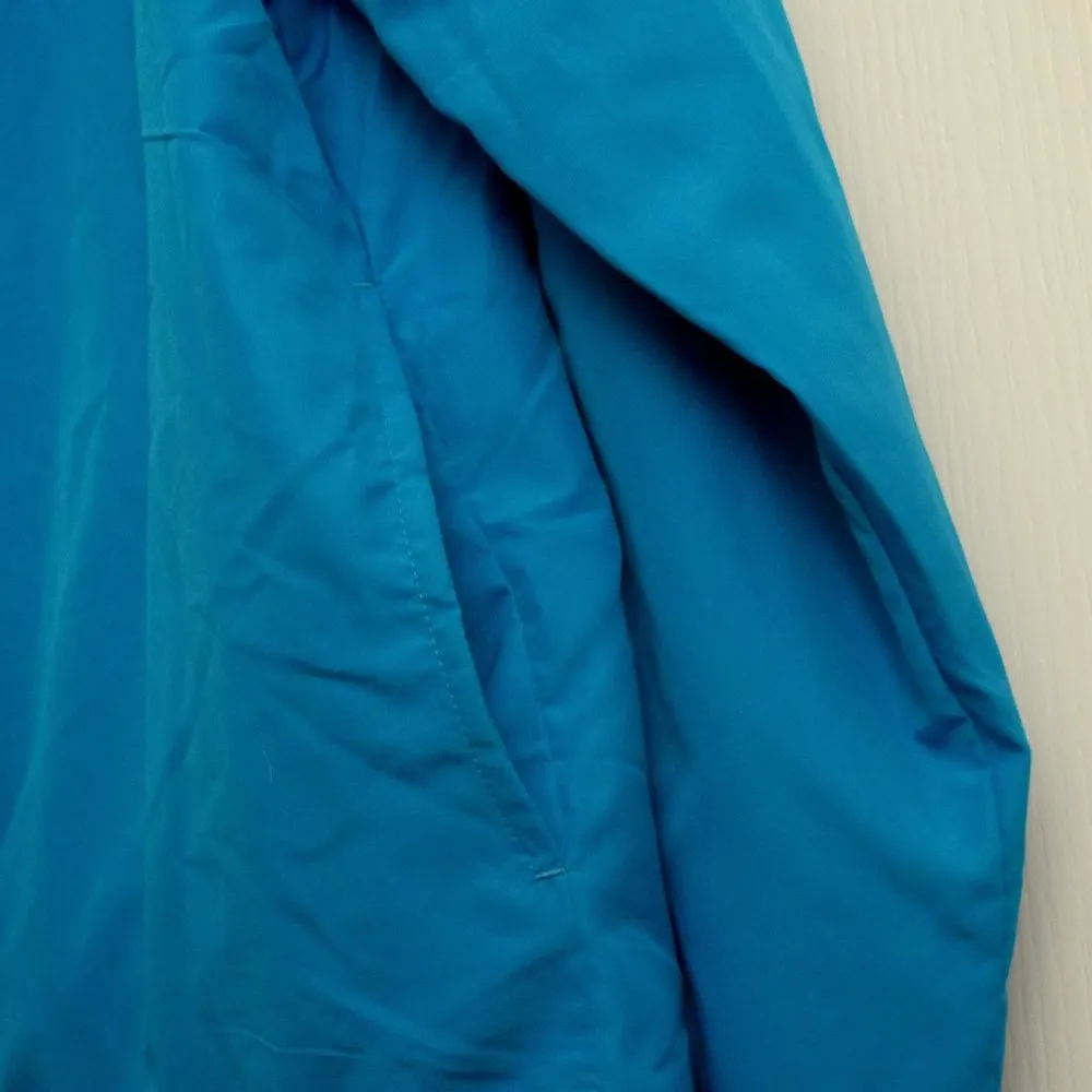 VINTAGE 2006 ADIDAS TRACK JACKET WOMEN'S LARGE,THREE STRIPE TURQUOISE - Image 6