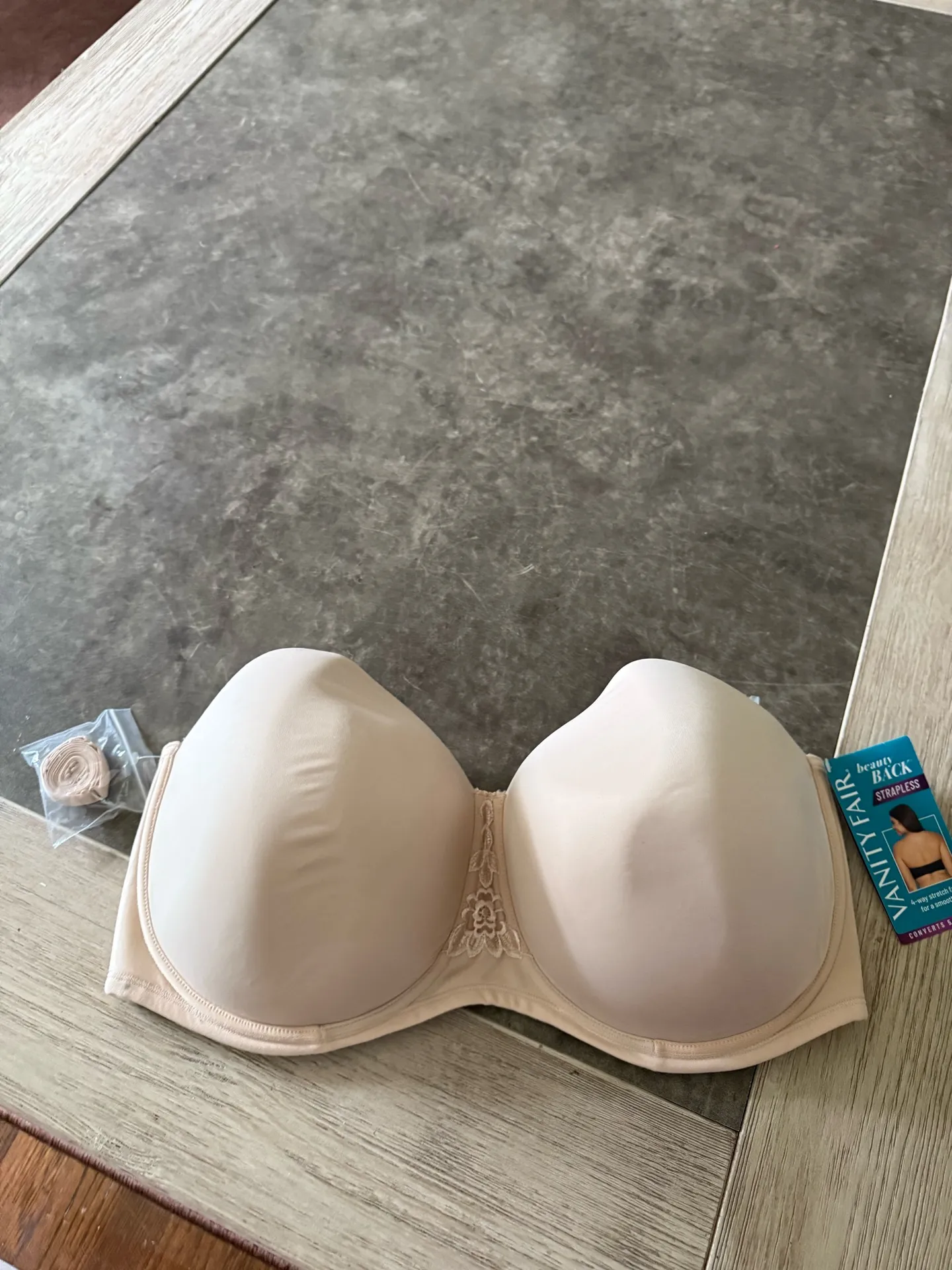 Womens Vanity Fair Lingerie® Beauty Back Strapless Full Figure Underwire Bra 74380 - Image 3