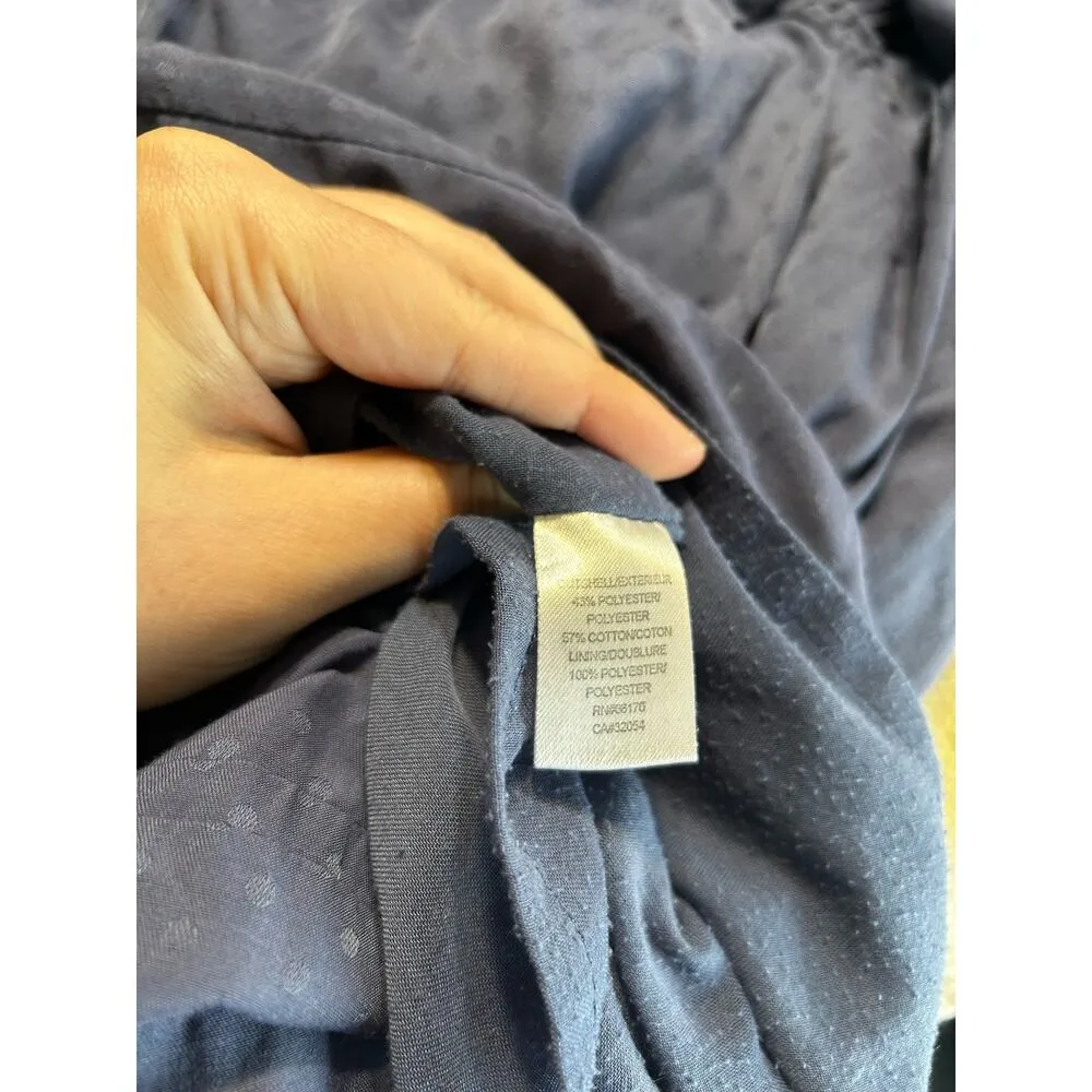 Moulinette Soeurs Slate Blue Pin Tuck Pleat Sleeveless Dress - Image 6