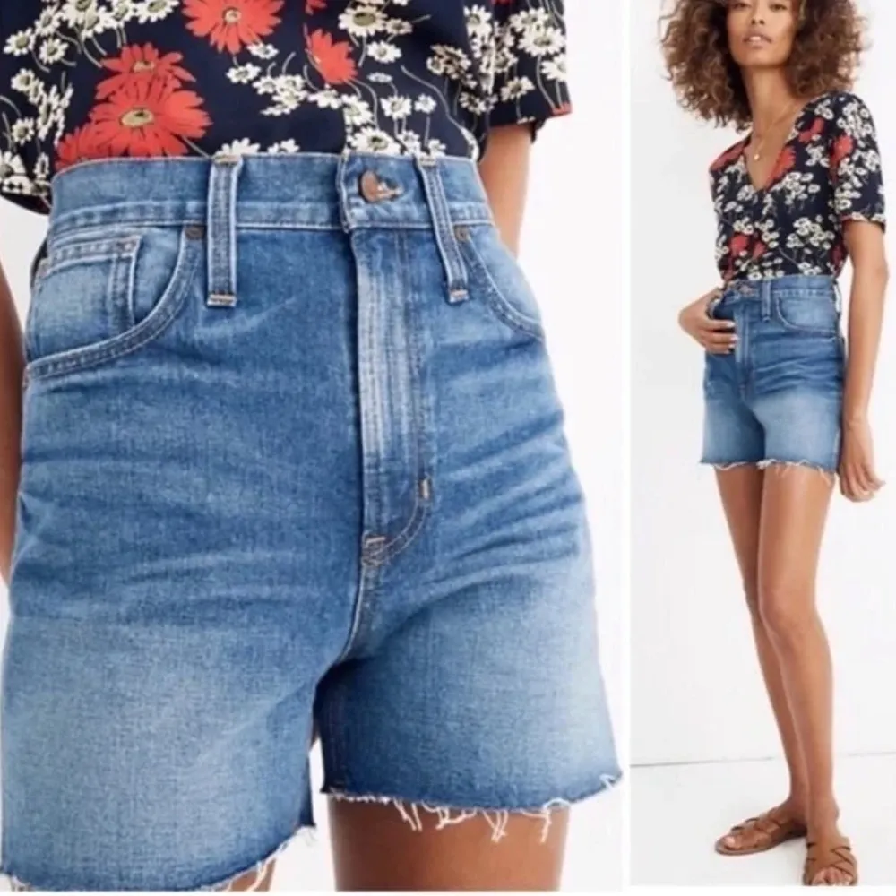 Madewell The perfect jean short cotton high rise - Image 3
