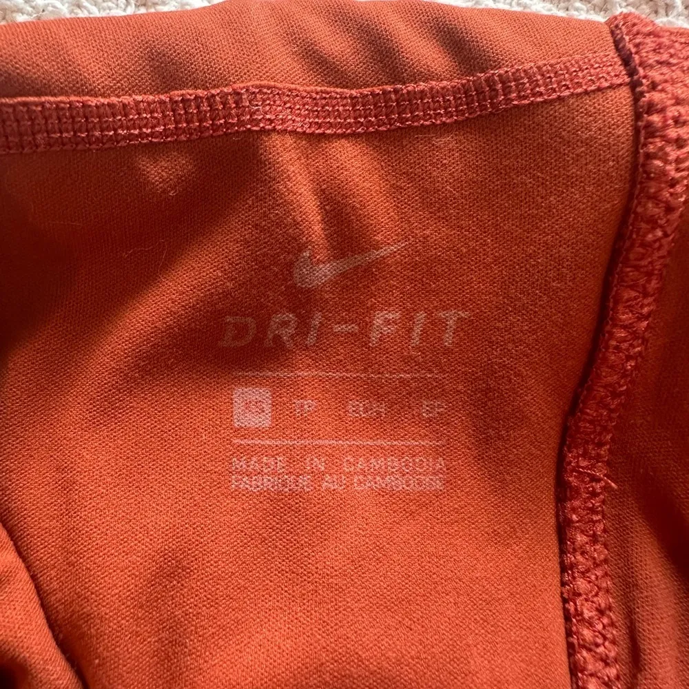 Nike Yoga Lux Jumpsuit Jumper Layered 7/8 Training Size XS rust orange red - Image 14