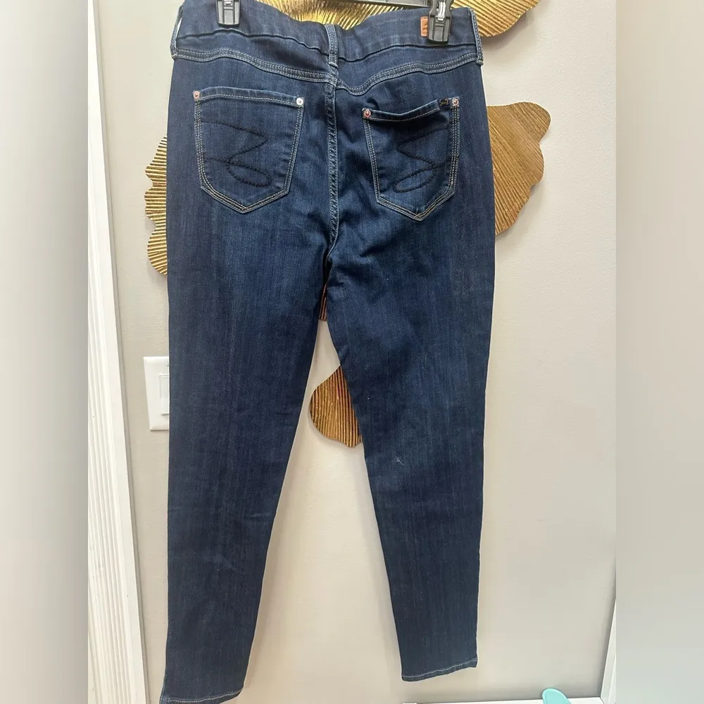 New Seven 7 Ladies Tummyless High Rise Skinny Jean Size 10 McKay Dark Wash - Image 5