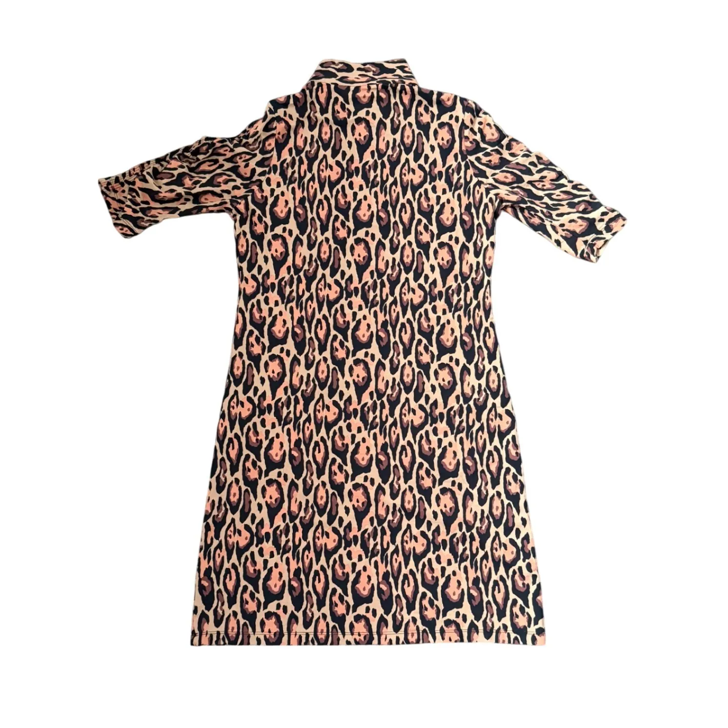 IBKUL Gemma Print Ruched Elbow Length Sleeve Dress - Image 6
