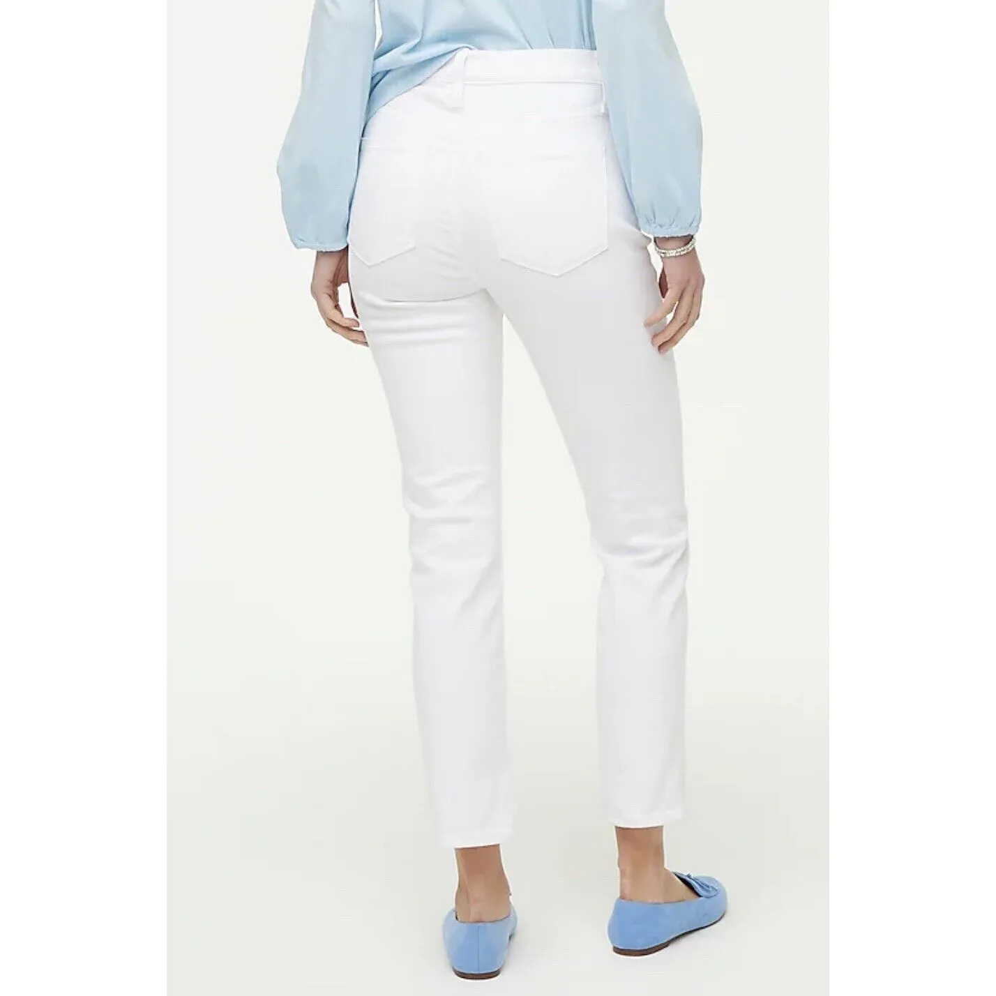 J. Crew Factory Essential straight white jean in‎ all - Image 4