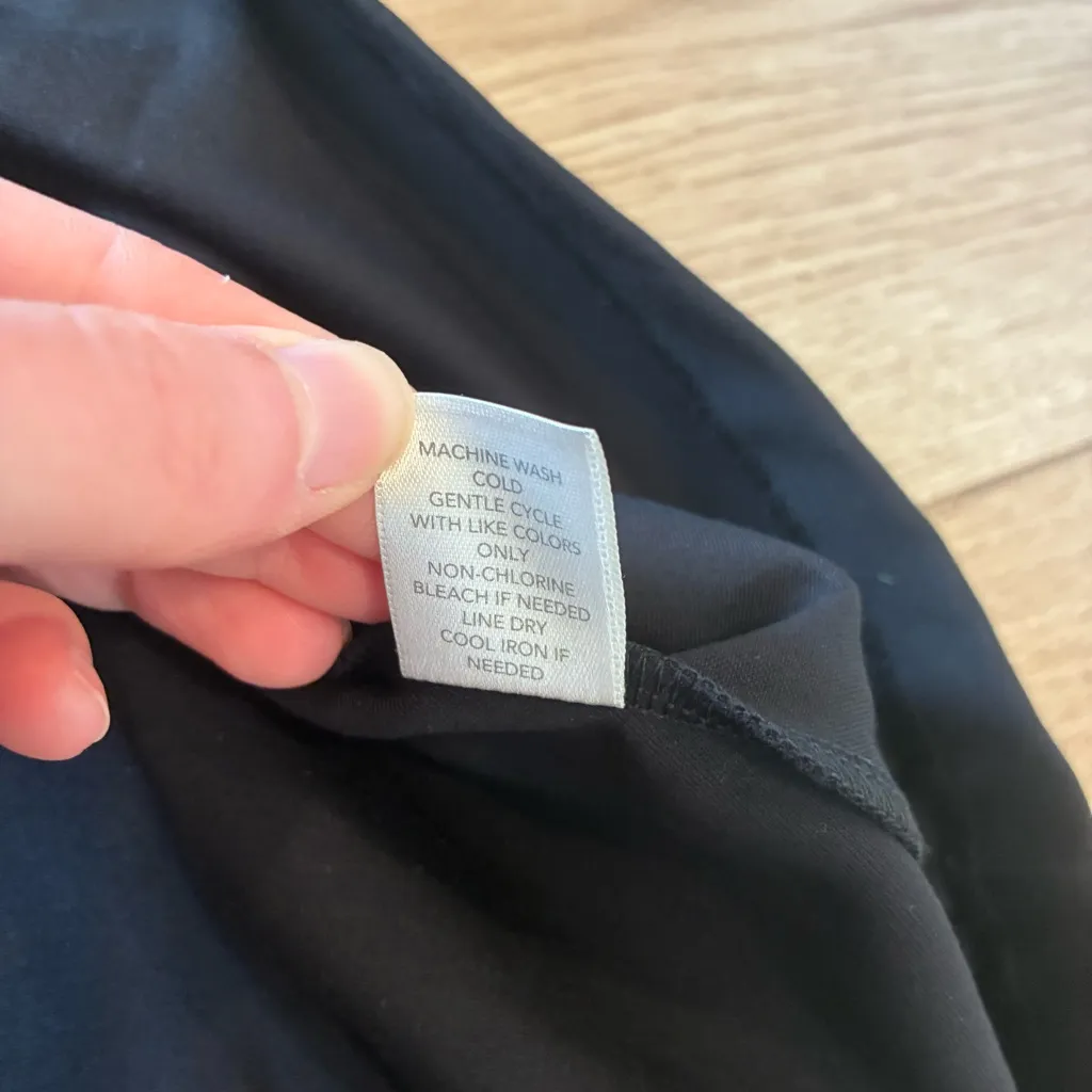 NWT Christopher & Banks Black Sleeveless Crew Neck A-line Midi Dress Size 16W - Image 7