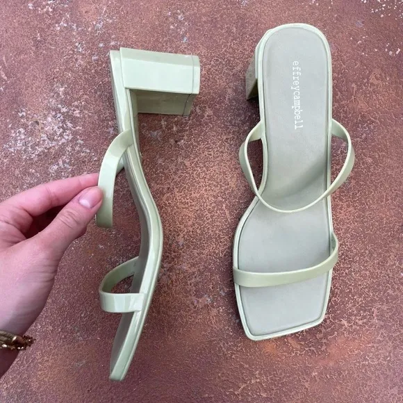 Like green Jeffrey Campbell Maisie Mule Heels sz 9
In great condition - Image 2