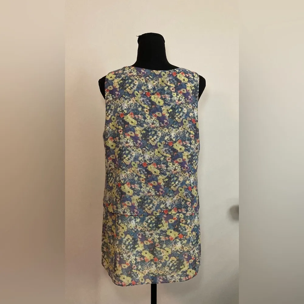 Cabi-‎ Yellow and blue Positano Floral Layered Tank Top Size Medium - Image 5