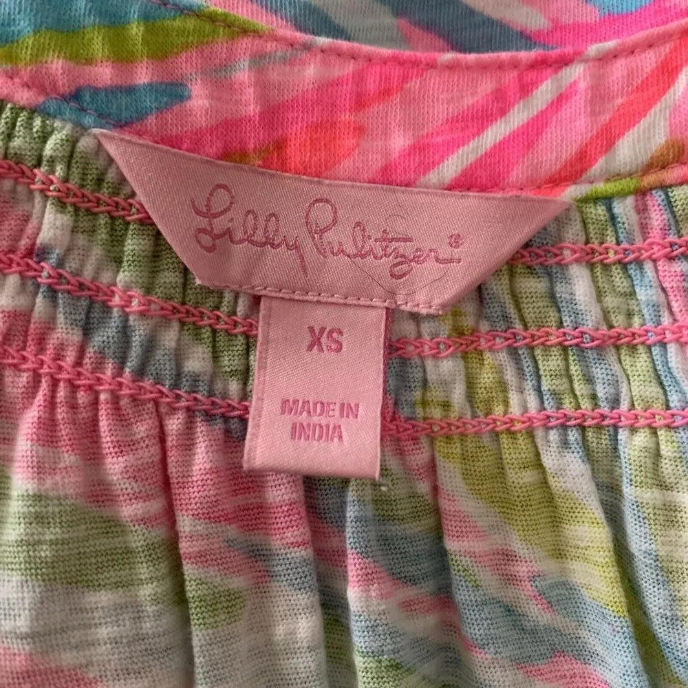 Lilly Pulitzer Essie Top Pink Pout Shellabrate XS Excellent Condition RARE HTF - Image 10