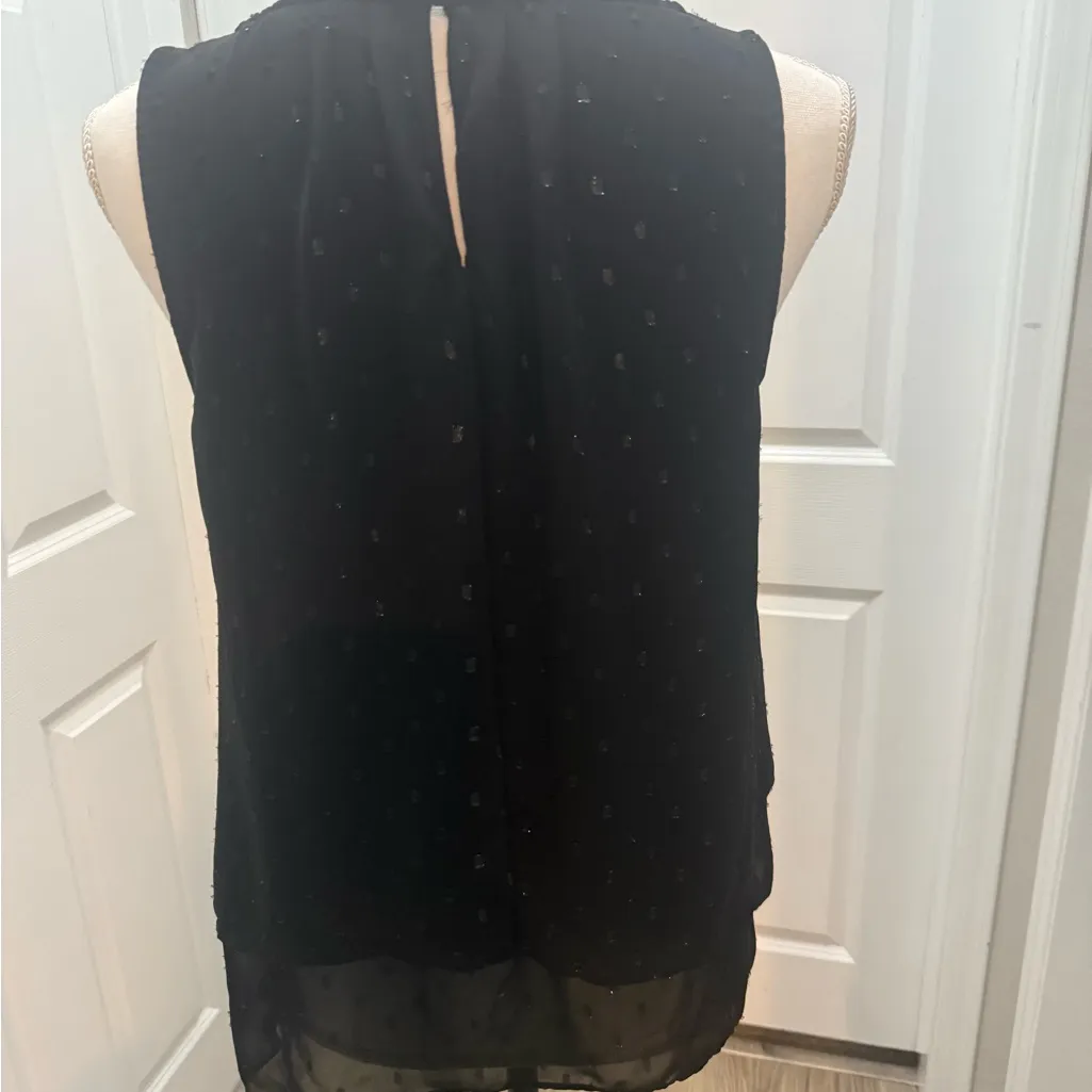 Apt. 9 Elegant Black Sleeveless Top Size S - Image 2