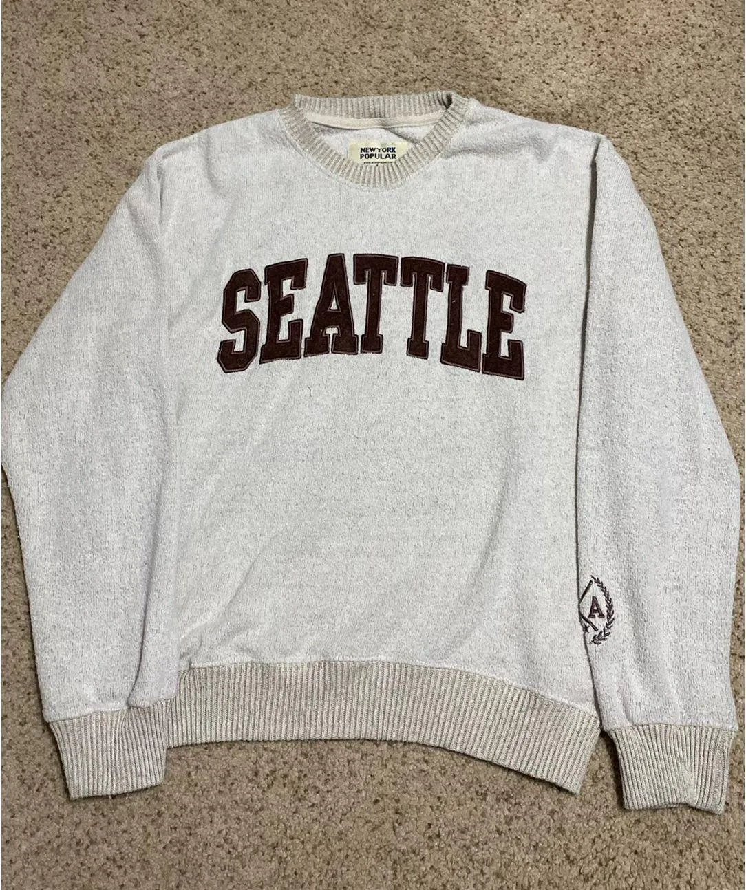 Seattle Sweater Gray Size XS - Image 3