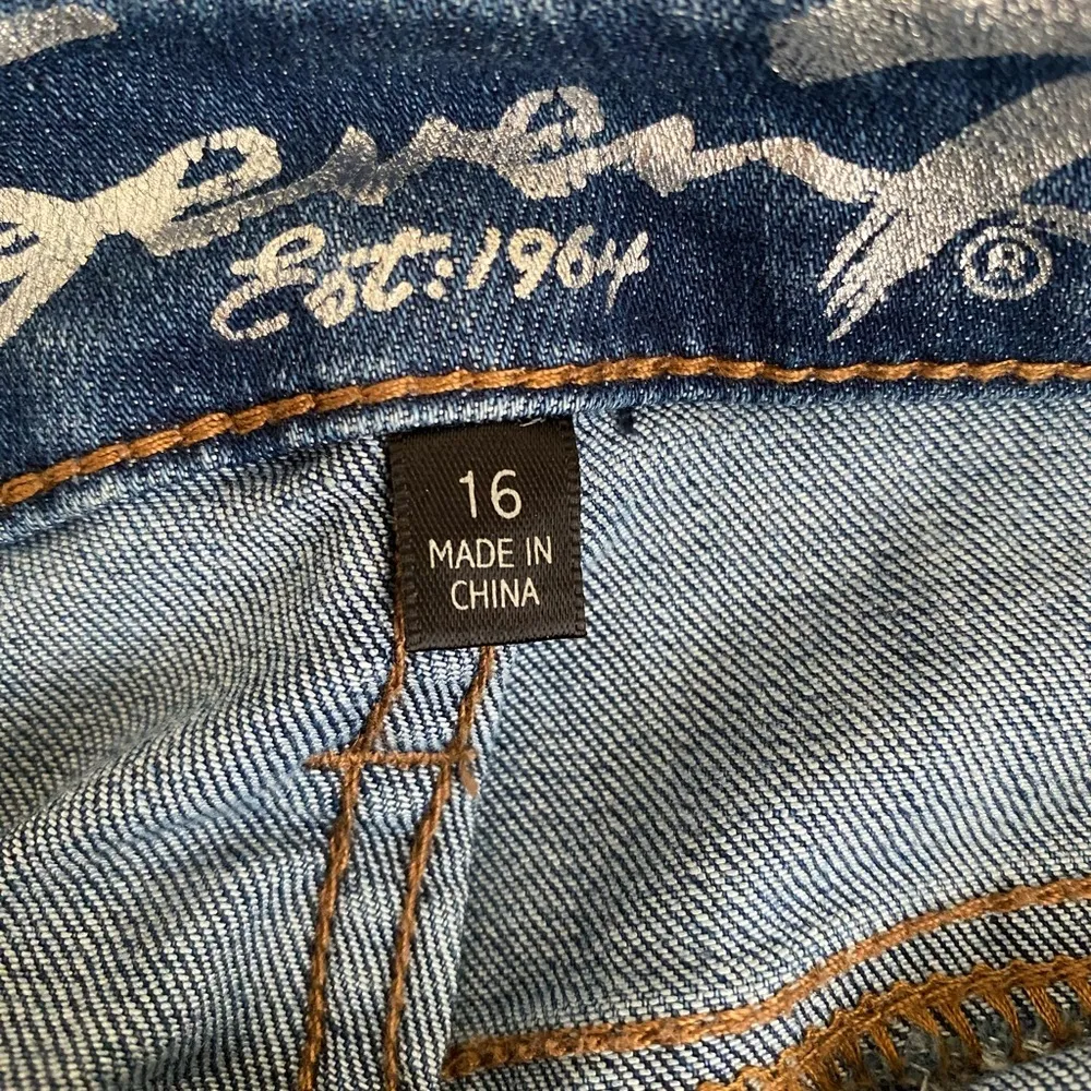 Seven 7 Blue Jeans 34x29 Pearls High Rise Skinny Tag Size 16 - Image 8