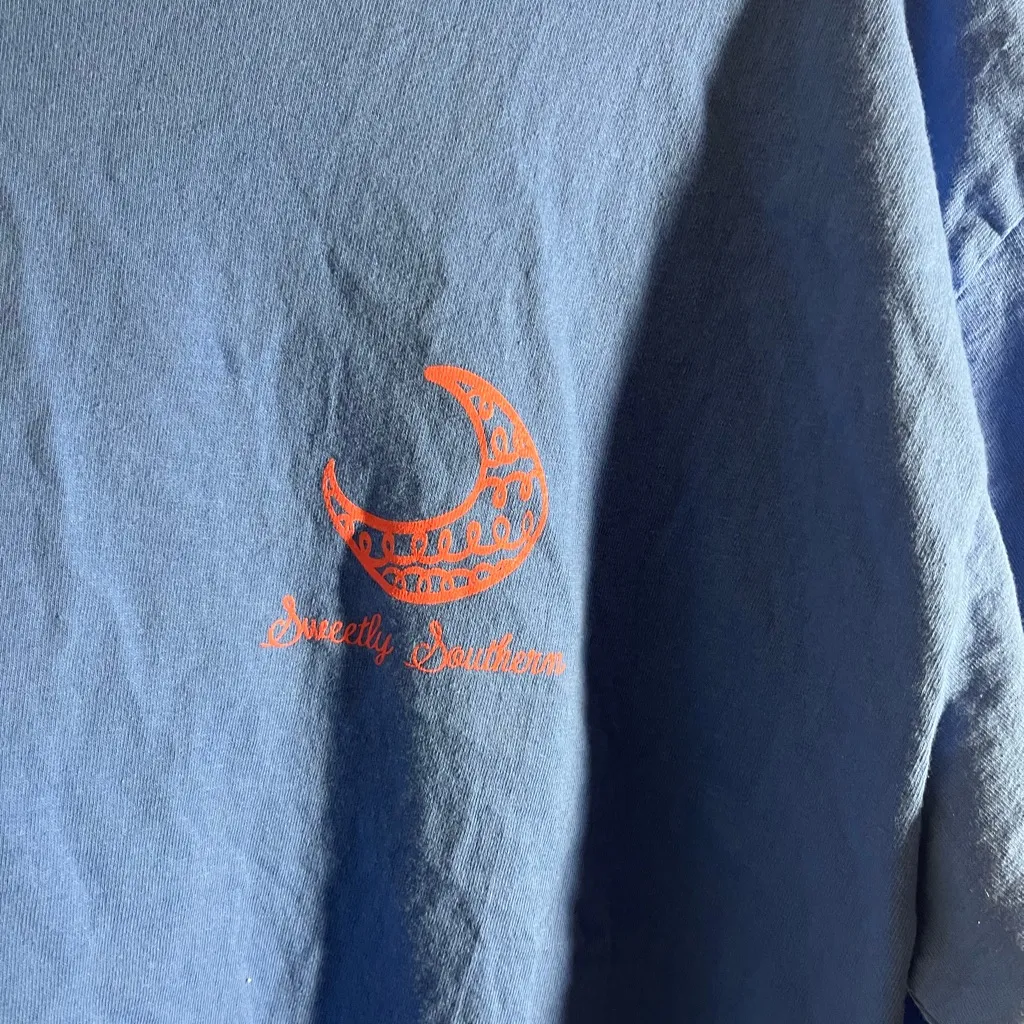 Sweetly Southern Tee Blue Size XL - Image 4