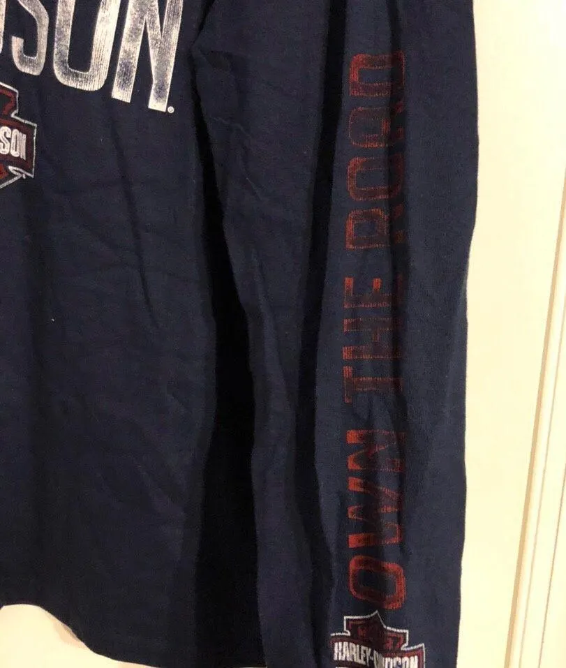 Navy Long Sleeved T Shirt - Image 5