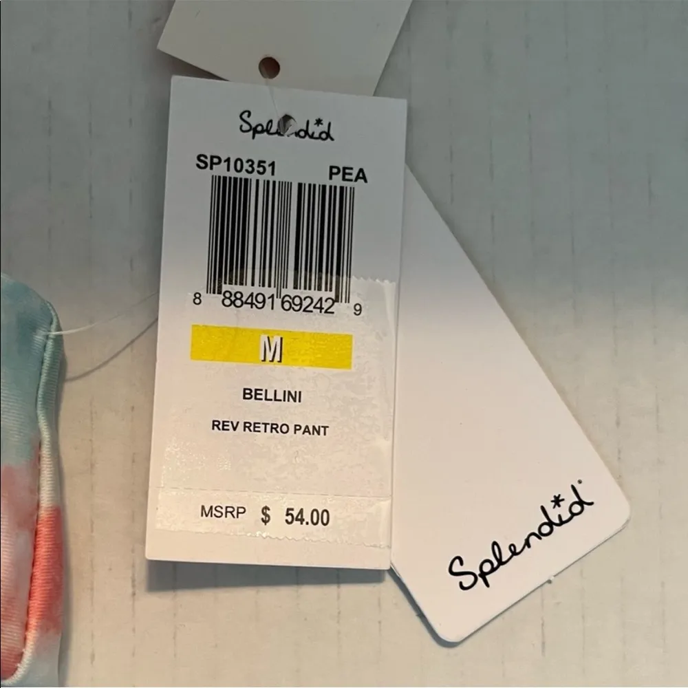 Splendid Swim Bellini Reversible Retro Bikini Bottom Sz M NWT Tie Dye Stripes - Image 7