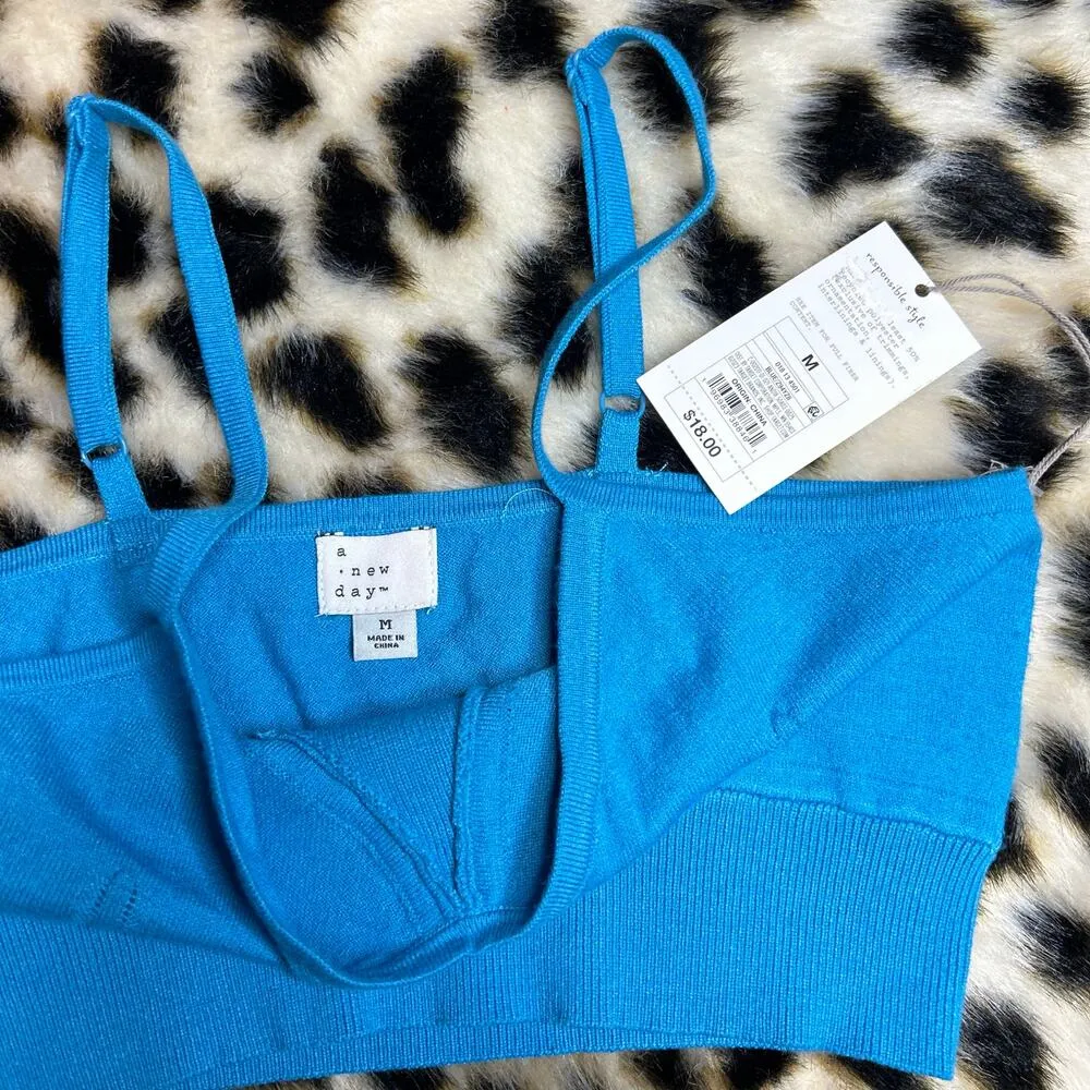 A New Day Knit Cropped Tank M NWT - Image 4