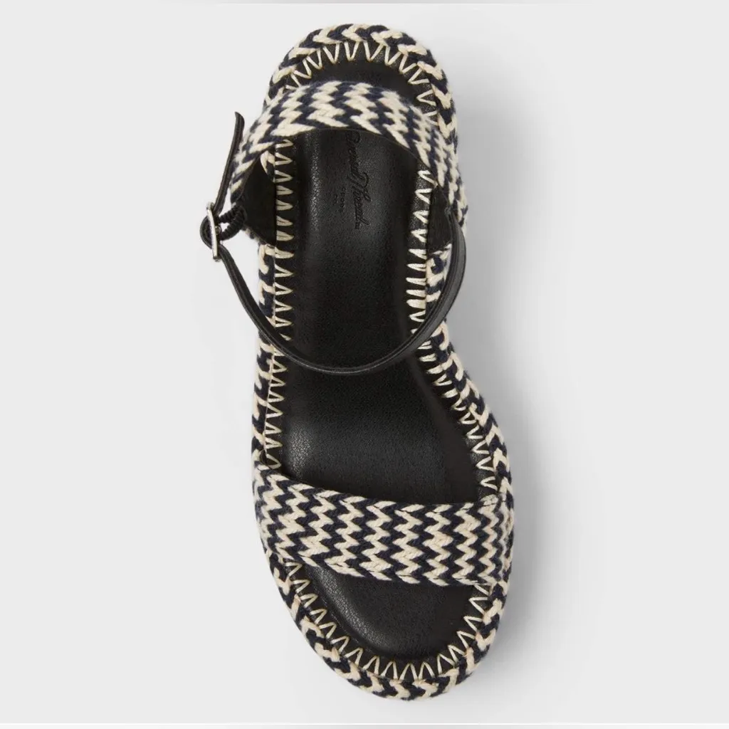 NEW Madeline Woven Platform Sandal Heels with Memory Foam Insole 7.5 - Image 7