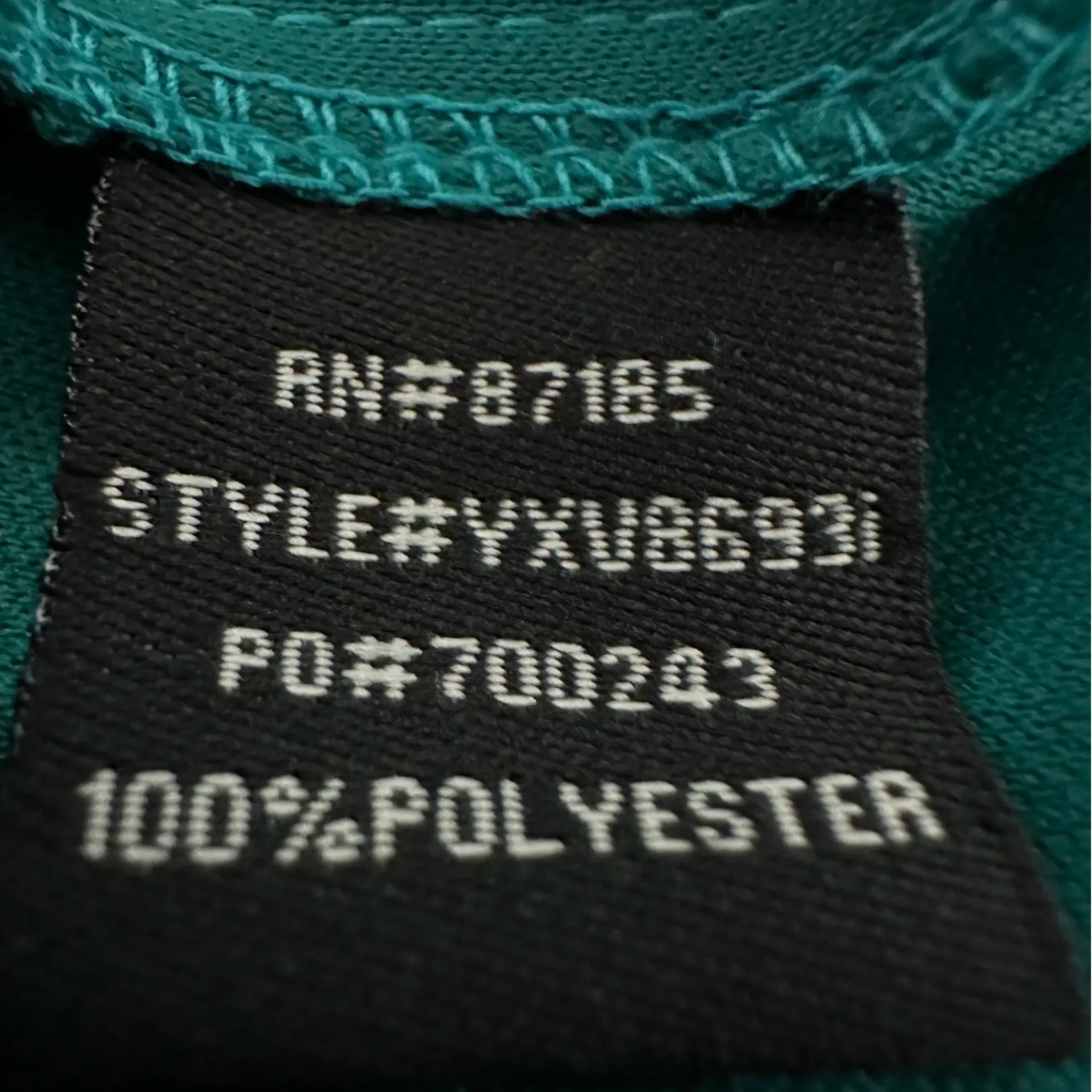 Ruby Rox Teal Strapless Dress Ruffled Skirt & Black Waist Sash Size 7 Juniors - Image 2