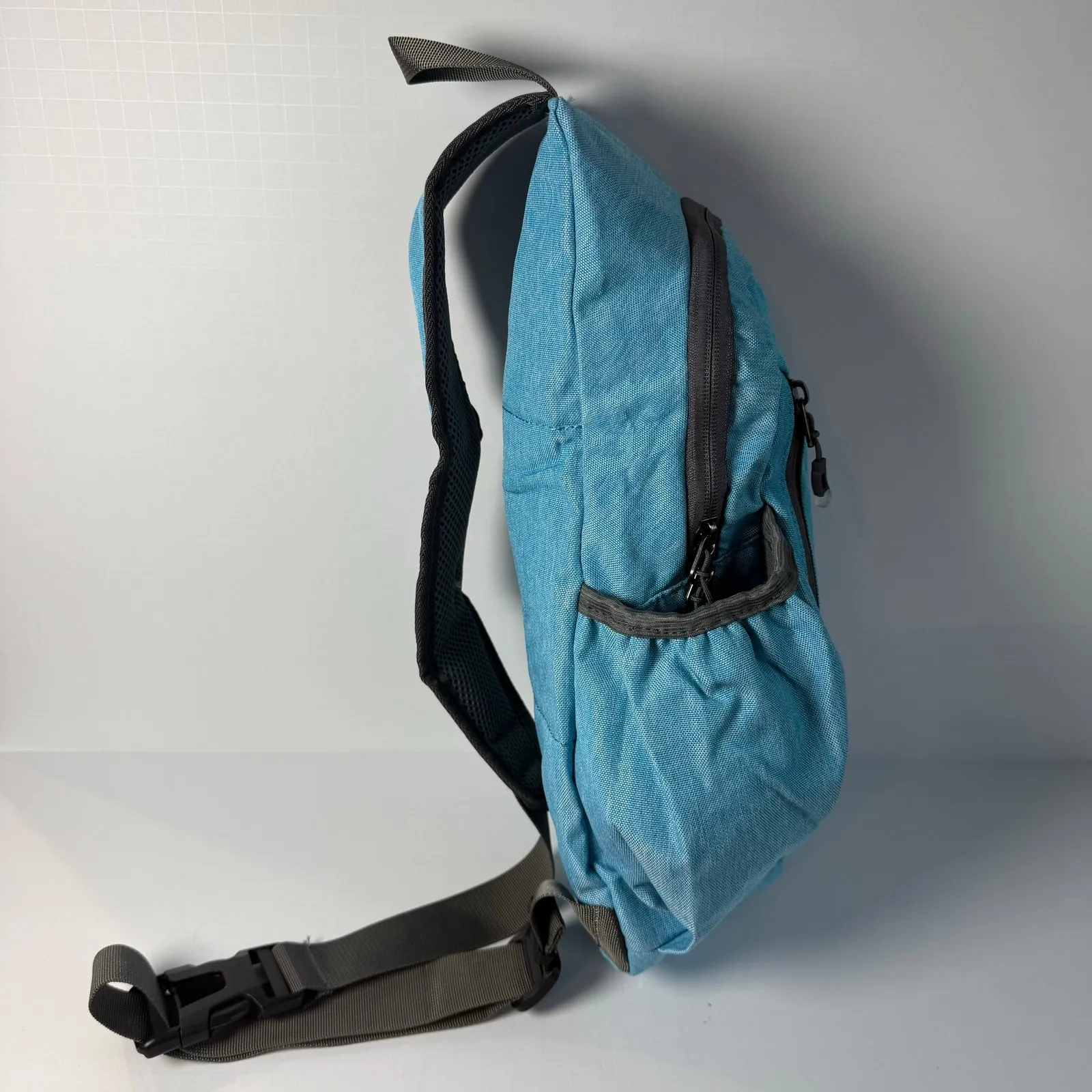 Teal Sling Backpack Crossbody Nylon Travel Daypack NEW without tag Titecougo Blue - Image 5