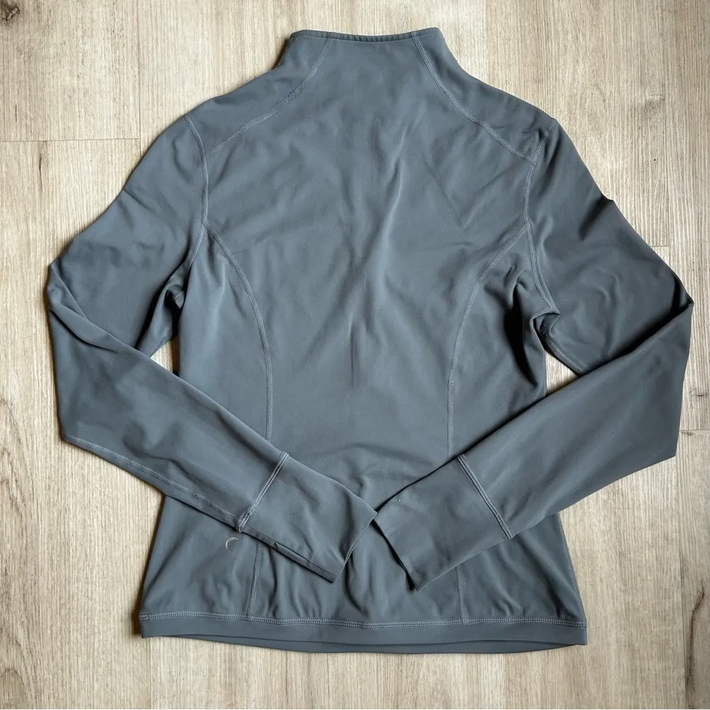 Grey Pocket 1/2 Zip Pullover - Image 3