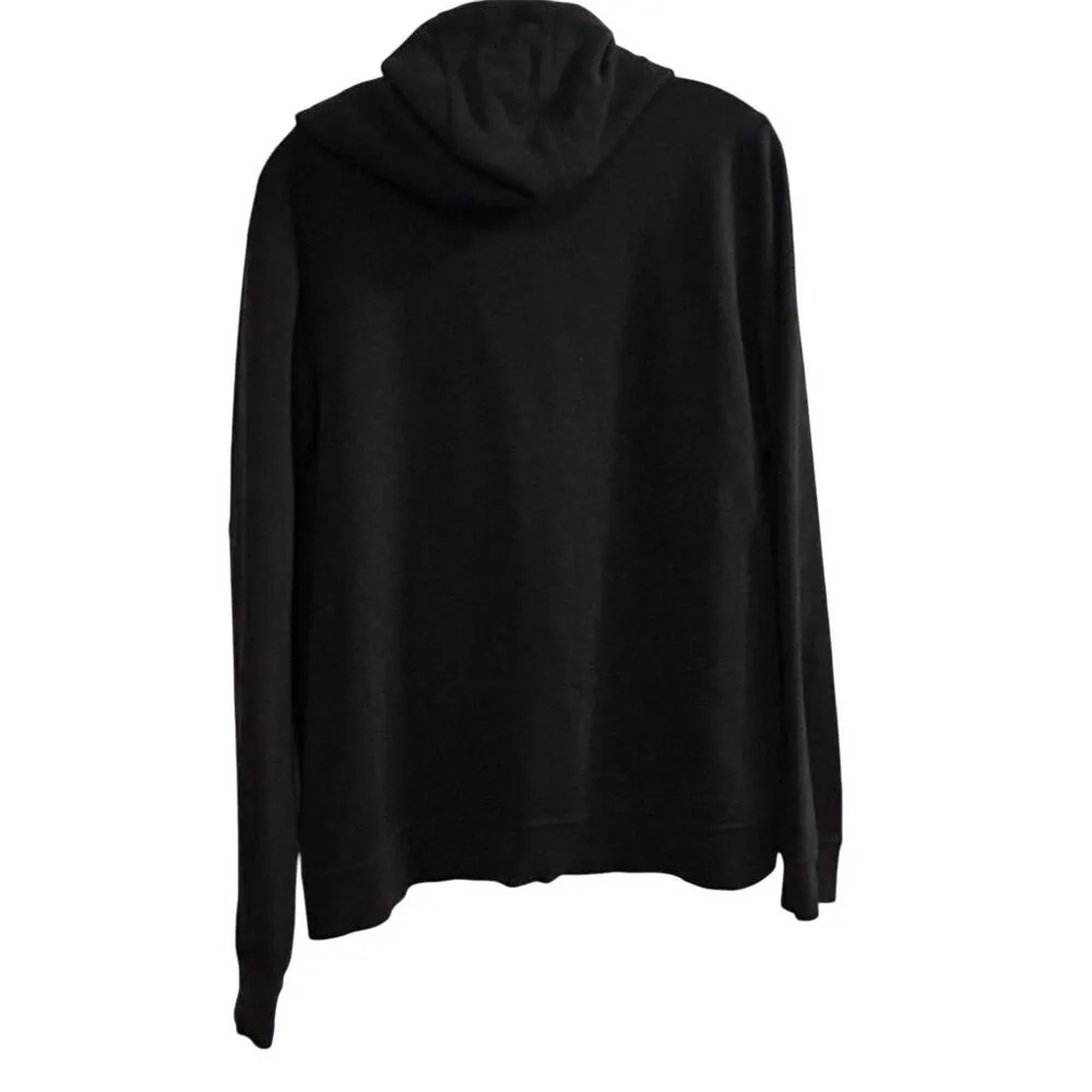 Nike Women's Funnel Neck Hoodie Black XL "Just Do It" Slogan Casual - Image 11