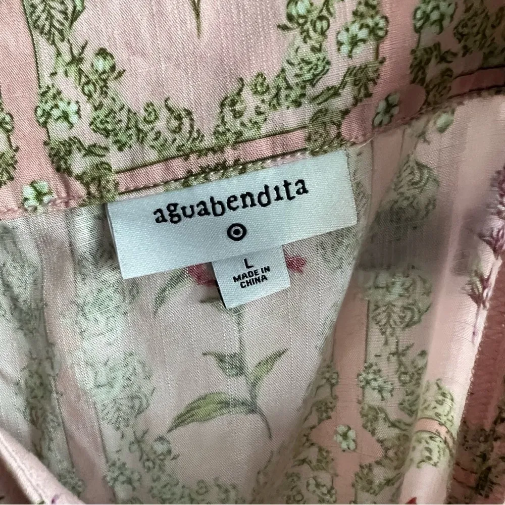 Dainty Floral Tile Print Flutter
Sleeve Mini Dress - Image 6