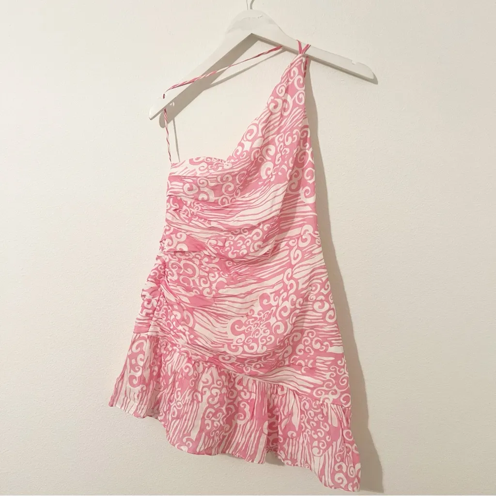 AMANDA UPRICHARD Kavala Dress In Pink Orlando Revolve Size Small S - Image 3