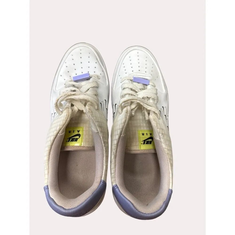 Nike CU4770-100 women’s AF1 Sage Easter white sneakers shoes size 8.5 SKU 6182 - Image 8