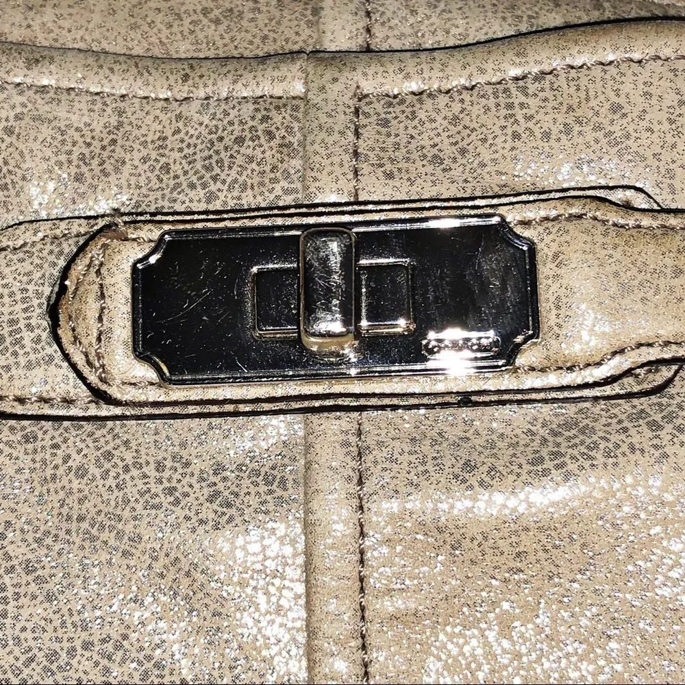 COACH Chelsea Metallic Sparkle Hobo Purse - Image 3