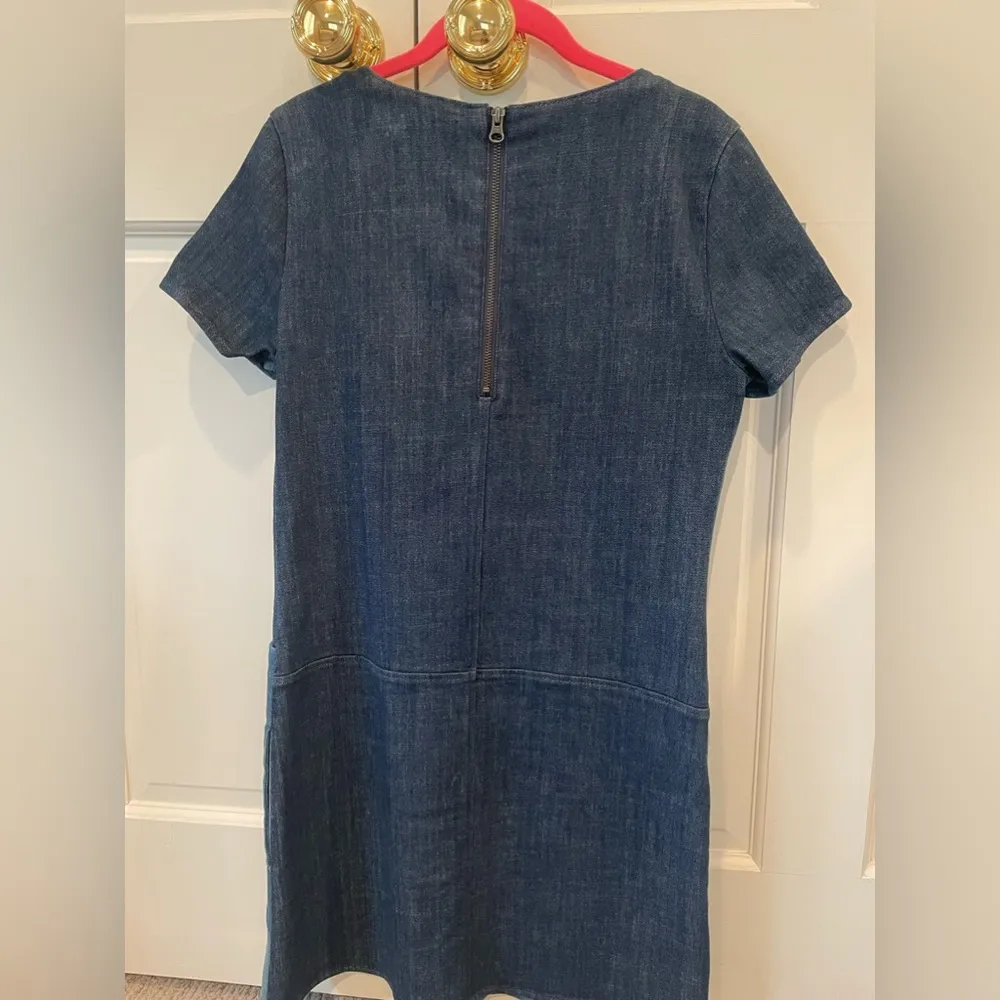 J Brand Shift Denim Dress - Image 7