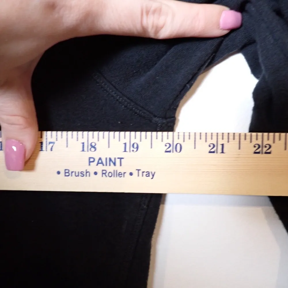 Calia by Carrie Underwood Black Hoodie Long Sleeve Cold Shoulder Sweater size M Size M - Image 11