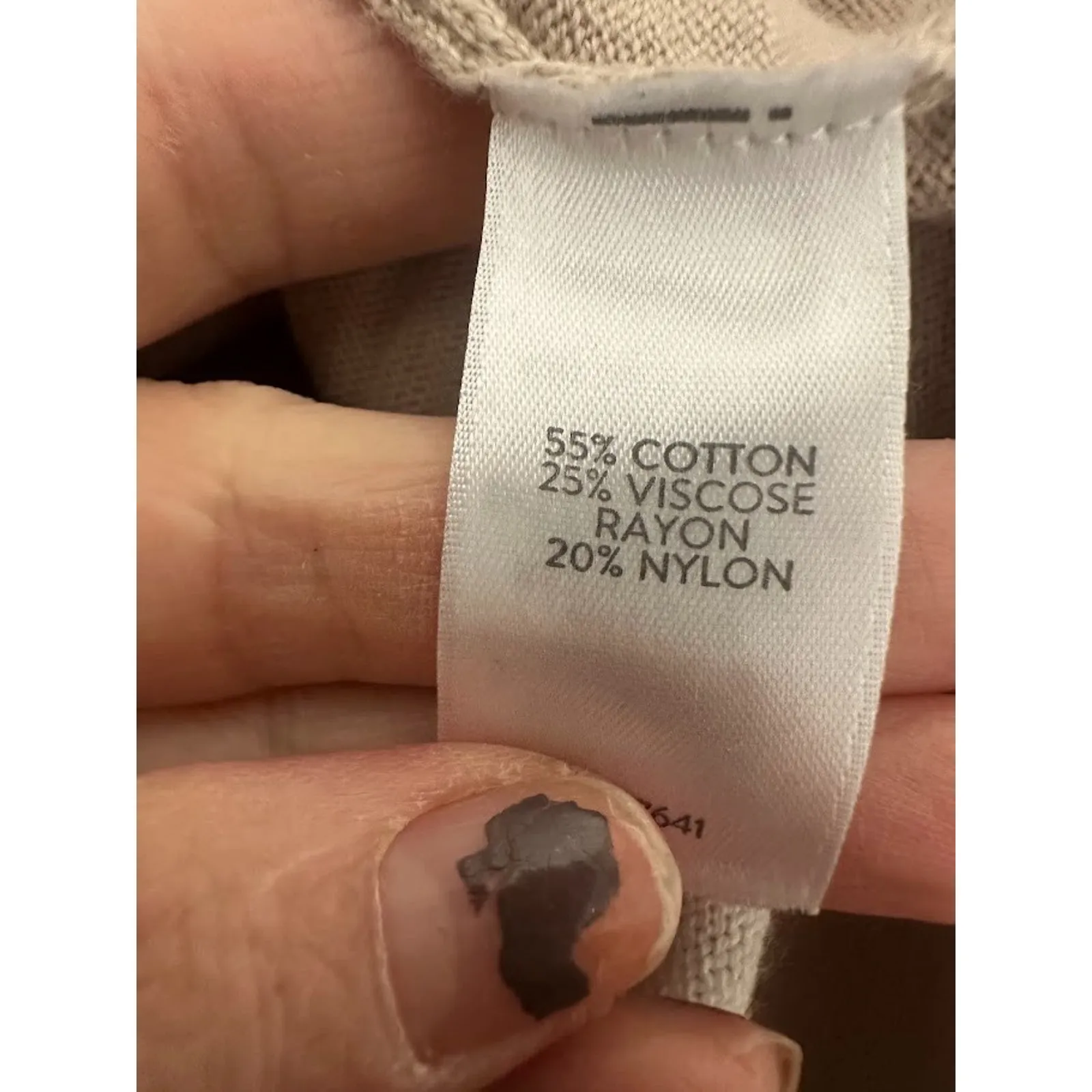 Pure J Jill Womens 2X Tan Tie Dye Long Duster Cardigan Sweater Coastal Beachy - Image 5