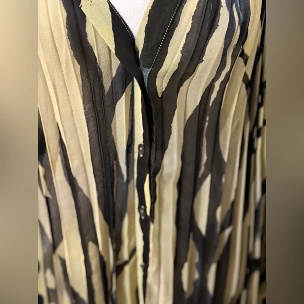 Arna York‎ black & khaki tunic Size 26 - Image 2