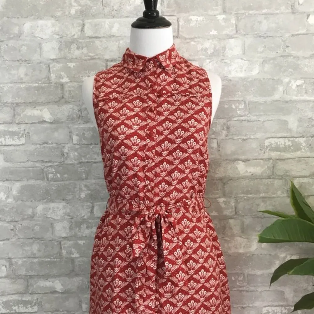 Likely revolve‎ red floral printed sleeveless dress - Image 4