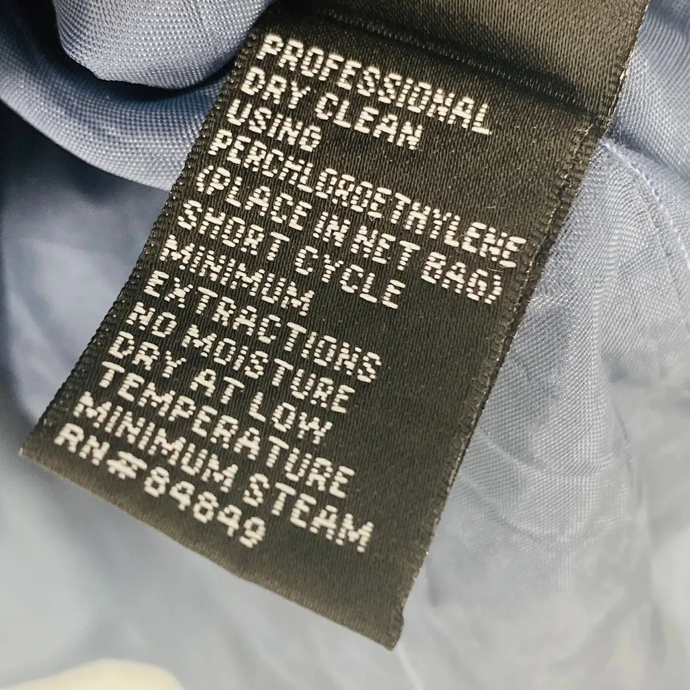 Carmen Marc Valvo Denim Blue Sequin Sleeveless Shift Dress Size 6 Small - Image 9