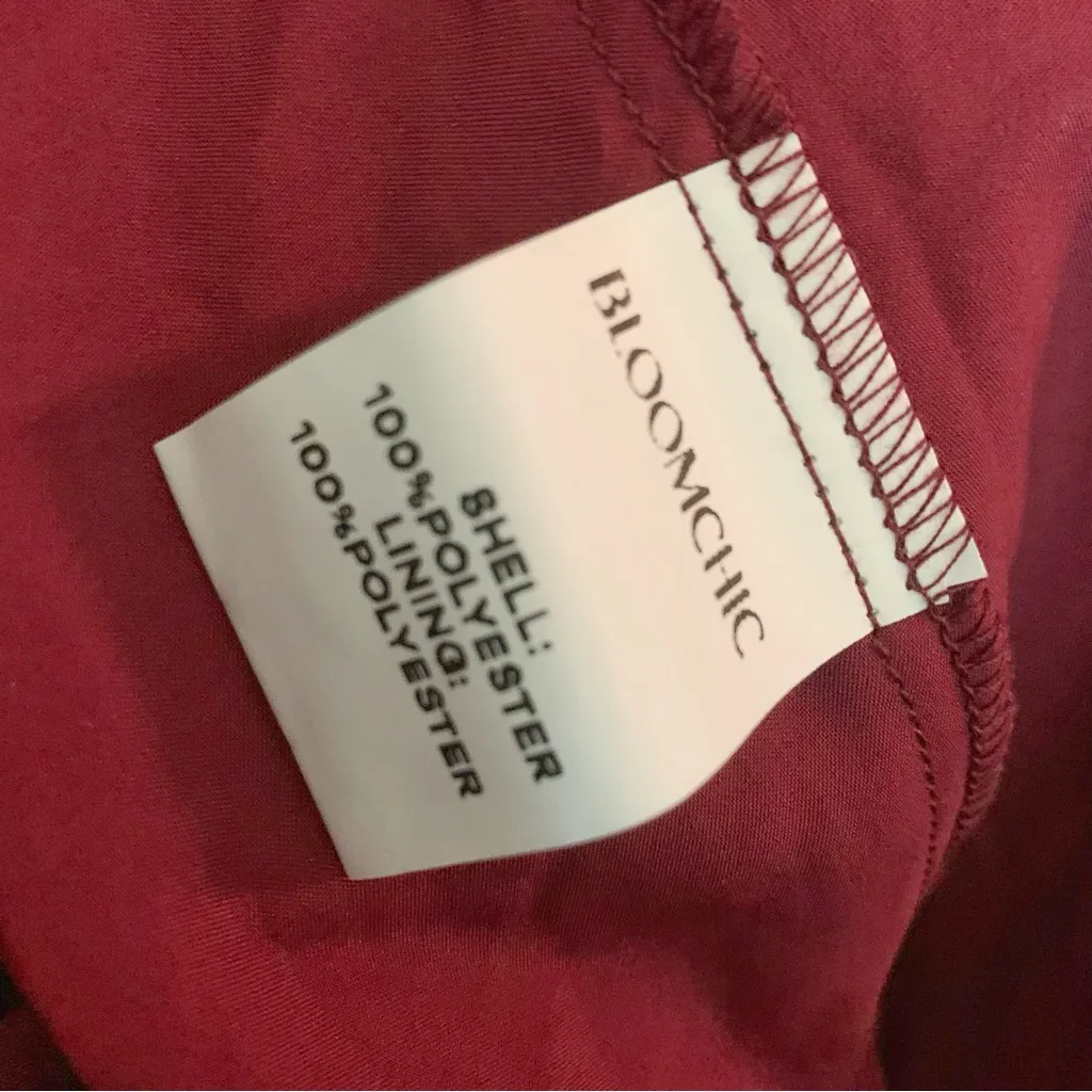 BLOOMCHIC Women's Jumpsuit Size 12 Romper NWT Red - Image 6