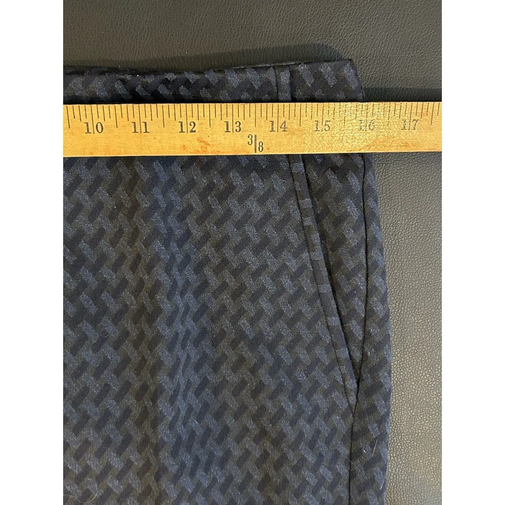 Theory women’s size 8 dress pants, navy houndstooth, business, professional - Image 6