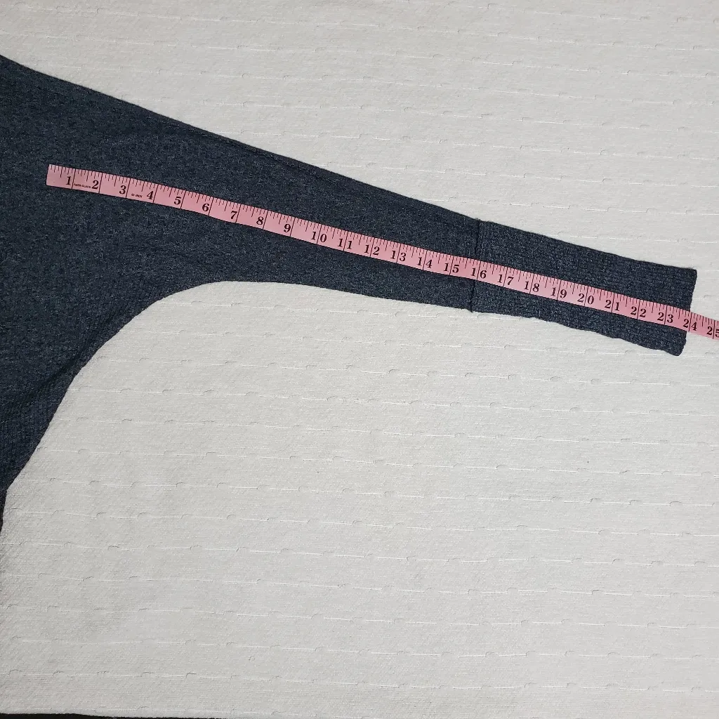 We The Free Women's Cowl Neck Oversized Sweater Ribbed Long Sleeve Split. Size M - Image 4