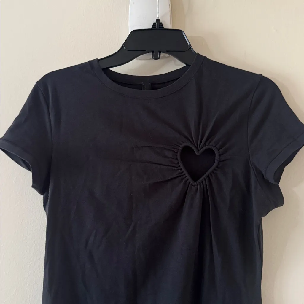 SKIMS Heart Cotton Blend Jerseys T-Shirt Nightgown, Size X-Large, $99 - Image 7