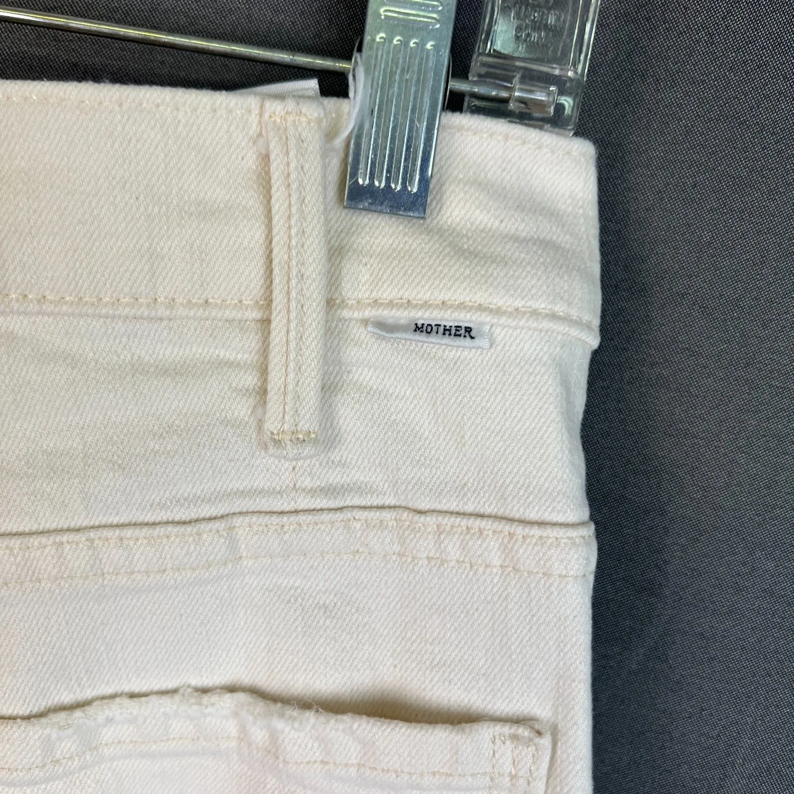 MOTHER Denim Hustler Roller Heel Wide Leg in Act Natural sz 30 - Image 5