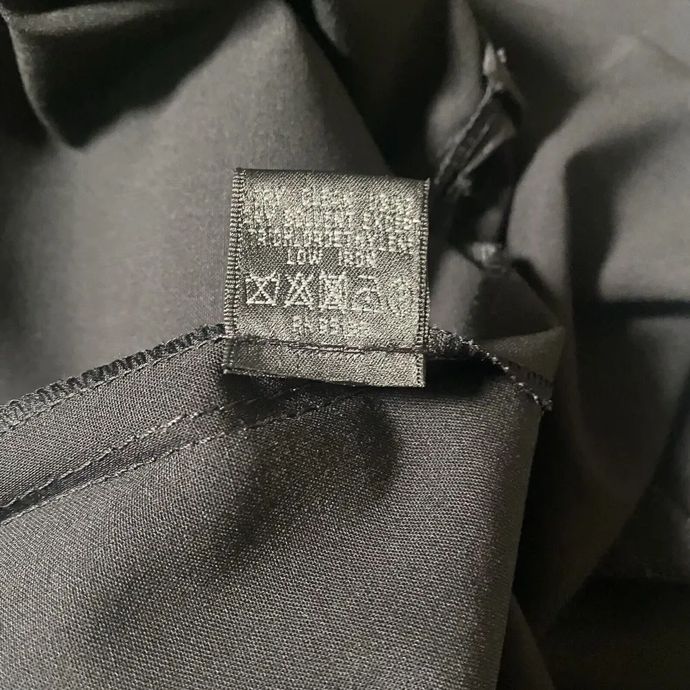 Lafayette 148‎ New York Menswear Black Virgin Wool Trousers Womens Size 16 - Image 8